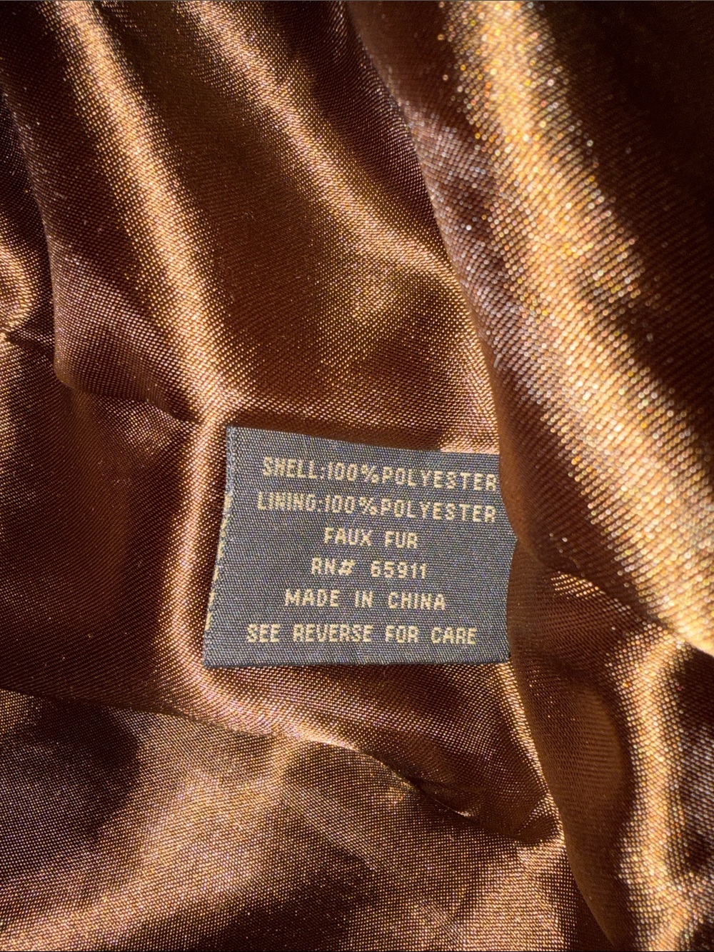 Damselle New York Brown Faux Fur Ruffle Jacket - Picture 4 of 4